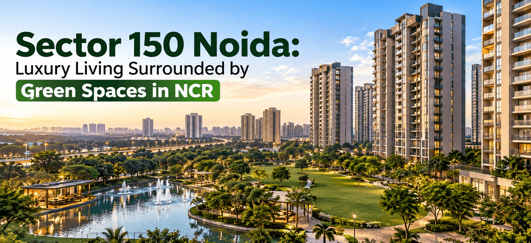 Sector 150 Noida: Luxury Living Surrounded by Green Spaces in NCR