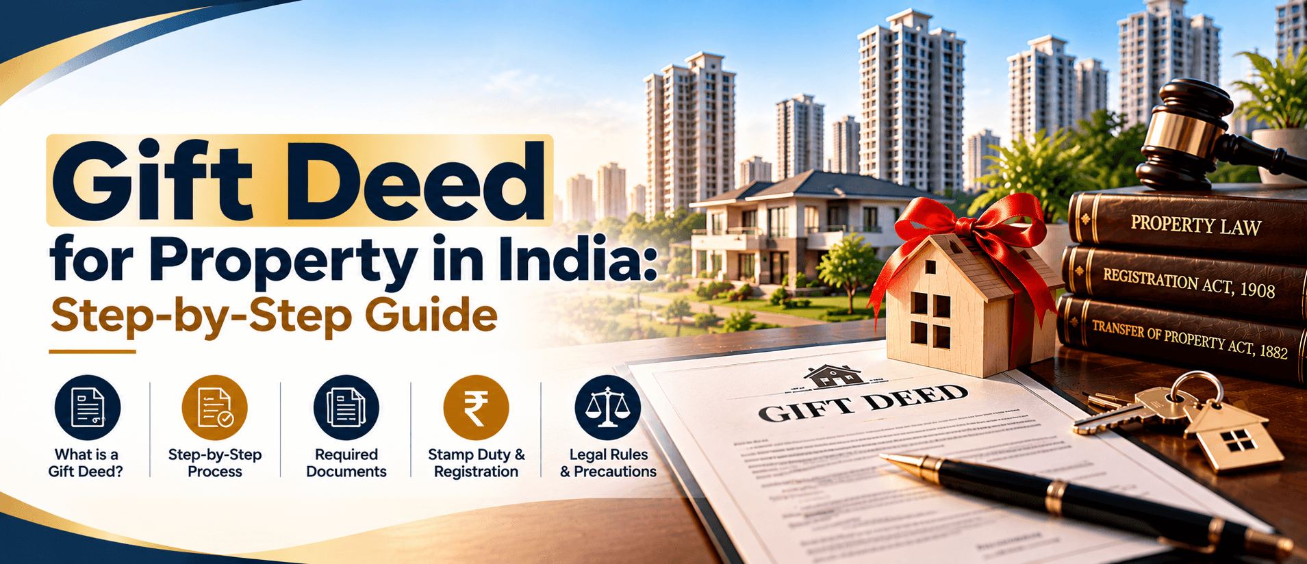 How to Make a Gift Deed for Property in India: Step-by-Step Guide